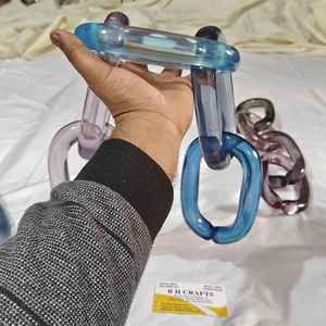 Chaîne à maillons en résine transparente épaisse et fine, écologique, personnalisée, faite à la main, de haute qualité, pour la décoration de la maison, du bureau ou de la chambre, vente en gros - Product Image 4