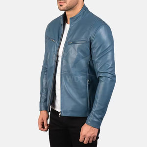 Chaqueta de Motocicleta de Cuero de Diseño Personalizado, Talla Grande, Resistente, para Invierno, Ajuste Cómodo para Aventuras, Turismo y Calle - Product Image 3