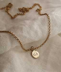 Colliers pendentifs étoile à facettes, diamant de laboratoire taille ronde, fermoir mousqueton, chaîne minimaliste de 17 pouces, 2,7 mm, or massif 14K 18K - Product Image 3