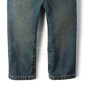 Jeans en denim pour enfants, légers, décontractés, motif 3D, haute qualité, service OEM, coton extensible délavé, couleurs personnalisées en gros - Product Image 4