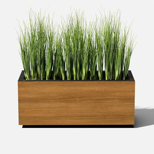 Macetas de Madera con Tamaños Personalizados para Interiores/Exteriores, Macetas Ecológicas con Acabado Natural, Contenedores para Plantas - Product Image 2
