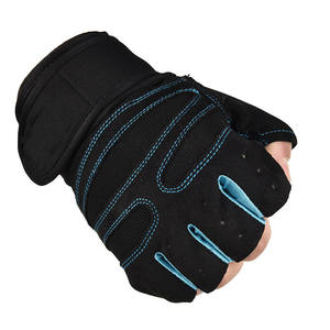 Full Finger Cycling <b>Gloves</b> <b>Red</b> Breathable Polyester Men Summer Pull On Closure - Product Image 4