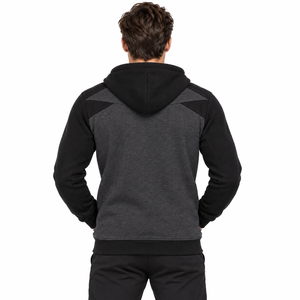 Custom Men Zipper Hoodie Full <b>Zip</b> <b>Hooded</b> Sweatshirt Soft Fleece Fabric Lightweight Construction Comfortable Fit Casual Apparel - Product Image 2