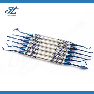 Dental Composite Filling Spatula Set 6PCS Double End High Quality Stainless Steel Resin Instruments Dentist <b>Tools</b> Machinery CE - Product Image 3
