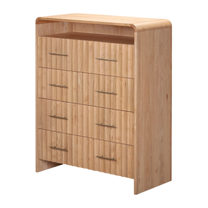 RIVEO RANGE Best Selling Wood Bedroom Home Furniture Durable Sustainable Contemporary Dresser Tallboy Cabinet - Product Image 1