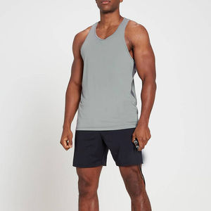 Camiseta sin Mangas de Algodón para Hombre, Tejido Transpirable, Chaleco Deportivo para Gimnasio, Estilo Moderno de Alta Calidad, 300g - Product Image 5