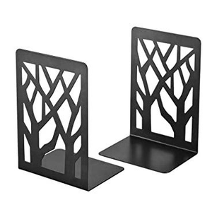 Porte-livres décoratifs personnalisés en fer, supports métalliques dorés pour livres, organisateurs de livres en fer robustes pour étagères - Product Image 1