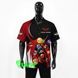 Camisetas de Polo Sublimadas SAFA SPORTS, Uniformes Personalizados para Clubes de Billar, Ropa Deportiva de Secado Rápido - Product Image 4