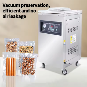 Machine d'emballage sous vide commerciale à chambre unique DZ-400 avec pompe industrielle à injection d'azote pour le stockage des céréales et des aliments - Product Image 2