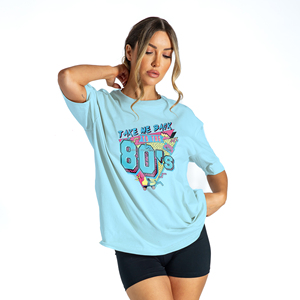 Retro Vintage 1980's Costume 80's Outfit Men Women 80's <b>Party</b> Pullover Oversized <b>Tshirt</b> - Product Image 6