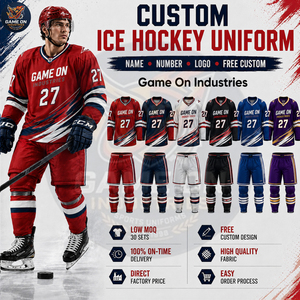 Wholesale Rate OEM ODM Service Factory Direct Full Sublimated Ice Hockey Jersey and Pants Team Wear Custom Ice Hockey Uniform - Product Image 6