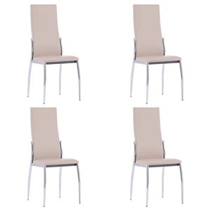 Juego de 4 Sillas de Comedor Cappuccino - Product Image 1