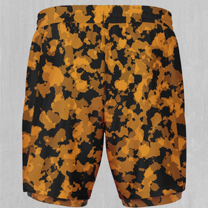 Shorts décontractés pour hommes à sublimation couleur personnalisée, 100 % polyester, séchage rapide et respirant, taille haute avec cordon de serrage - Nouveauté 20026, vente chaude - Product Image 4