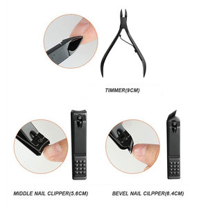 Wholesale Stainless Steel Nail Care Set with Travel Case Professional <b>Manicure</b> Scissors Pedicure Grooming <b>Kit</b> - Product Image 6