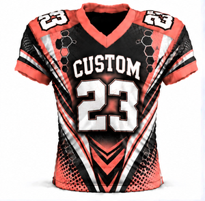 Camiseta de Fútbol Americano Sublimada Personalizada para Hombre, Ligera, Transpirable, de Malla, Uniforme Deportivo de Entrenamiento, con Número de Equipo Impreso - Product Image 6