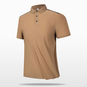 Camiseta de Hombre de Alta Calidad con Diseño de Bordado Personalizado, Patrón Sólido, Casual, de Secado Rápido, para Golf, Equitación, Estilo Pique - Product Image 6