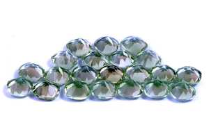 6X6MM Natural Green Amethyst Square <b>Cushion</b> Cut Faceted Calibrated Loose Gemstone Jewelry Making Wholesale Lot - Product Image 2