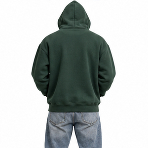 Sweat-shirts à capuche unisexes brodés 450 GSM, coupe oversize à épaules tombantes, décontractés, confort quotidiens, fournisseur de vêtements personnalisés sous marque privée - Product Image 6