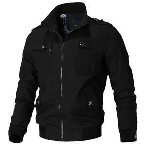 2025 hommes toile imperméable respirant veste nouvelle tendance mode vêtements d'extérieur printemps automne hiver décontracté mince grand manteau impression - Product Image 2
