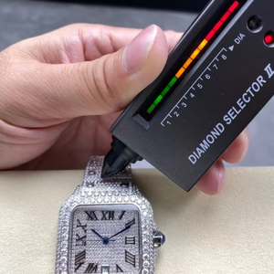 Reloj Mecánico para Hombre con Moissanita VVS, Estilo Hip Hop, con Incrustaciones de Diamantes, Marca de Lujo, Pasa el Test de Diamantes - Product Image 1