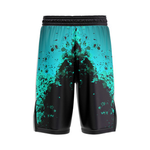 Shorts de basketball personnalisés de haute qualité, vêtements de sport sublimés pour équipes, respirants, anti-humidité, séchage rapide, Spandex/Polyester, OEM ODM - Product Image 5