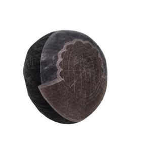 Perruque à dentelle frontale q6 hair model THB 2025, cheveux indiens Remy, frange, base sans colle, couleur blonde, densité 130%-250%, nœuds décolorés - Product Image 2