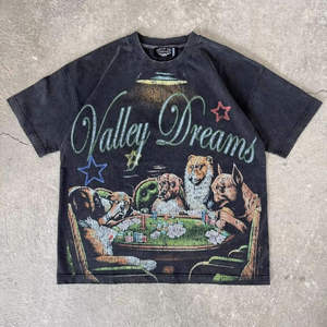 Camisetas de serigrafía al por mayor de primera calidad disponibles en DTF DTG, directamente de fábrica, mayorista de camisetas de algodón con serigrafía para hombre - Product Image 4