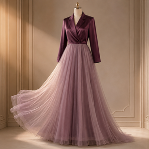 Vestido Abaya de Crepé de Lujo |   Vestido Largo Elegante y Modesto para Mujer, Estilo Recto, Manga Larga, para Fiestas |   Proveedor de Exportación OEM India Premium - Product Image 1