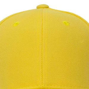 Gorras de Béisbol Casuales de Color Sólido con Diseño de Perlas, Ligeras y Ajustables, para Adultos, de Algodón, Amarillas, de 6 Paneles, Unisex - Product Image 5