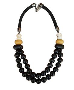 Nouveau collier de perles à breloques tendance, épais, multi-design, collier à la mode pour femme avec boucles d'oreilles - Product Image 2