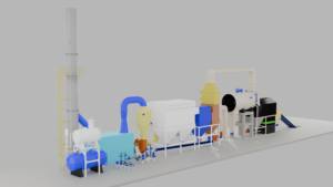 Sistema de Caldera Industrial Vertical de Lecho Fluidizado para Vapor de Tubos de Agua, Alimentado con Mazorca de Maíz - Product Image 2