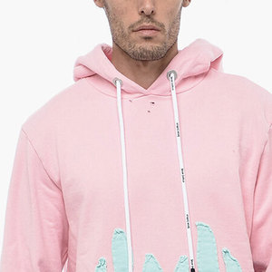 Wholesale Oversized Blank Unisex Hoodies High Quality <b>Pullover</b> <b>Men</b> Hoodies Acid Wash Vintage Distressed Hoodie - Product Image 5