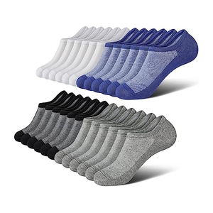 Wholesale HEXO ENTERPRISES Cotton Short <b>Socks</b> High Quality Custom Logo Printed Anti-Bacterial Winter Fashion Low Cut Men - Product Image 1