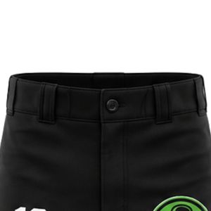 Pantalon de baseball noir avec logo aigle vert et numéro 10, coupe ajustée pour homme, vêtement uniforme anti-humidité - Product Image 3
