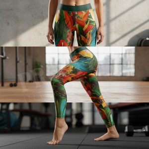 Ropa Deportiva para Mujer, Leggings de Yoga con Estampado Floral, Hechos a Medida, de Alta Calidad, Elásticos, para Fitness, Running, Ajustados, Cómodos - Product Image 3
