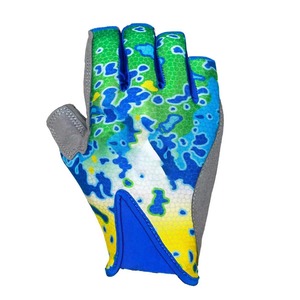 High Quality Unisex Fishing Gloves Custom Logo Anti-Uv Polyester Insulated Buckle Closure Outdoor All Seasons Small MOQ Brand - Product Image 4