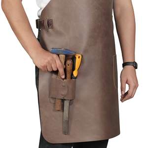 Delantal de Cuero Elegante y Duradero para Barista, Chef, Cocina y Trabajo, Disponible para Pedidos al por Mayor, LPN-0241 - Product Image 6