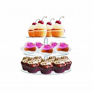 Idéal pour le rangement et la présentation: élégante vitrine acrylique de 4 à 5 plateaux pour conçu pour les pâtisseries et les cupcakes - Product Image 1