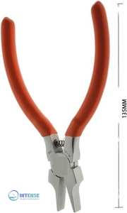 คีมทำเครื่องประดับสแตนเลส หัวกว้าง หัวแบน และดีไซน์ไร้ฟันแบบพิเศษสำหรับงานทำเครื่องประดับ - Product Image 6