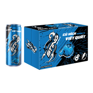 Blueberry Energy Drink Can Vitamin B6 <b>Saw</b> Palmetto Functional Export Packaging Suntory for Vietnam 0.32L 12 Months Shelf - Product Image 6