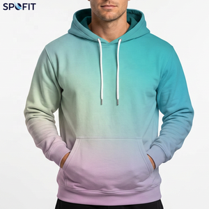 Sudadera con Capucha de Forro Polar Personalizada de Alta Calidad para Hombre, con Logotipo Sublimado, Cuello con Capucha, Teñido Liso con Técnicas de Lavado para Uso Invernal - Product Image 3