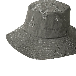 2025 hommes 100% coton à séchage rapide en plein air Camping seau chapeau imprimé visière étanche pour l'été décontracté pêche Performance - Product Image 4