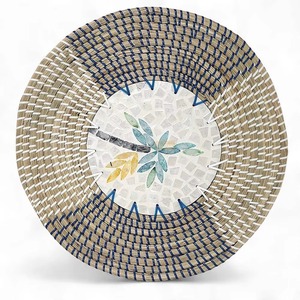Sets de table tissés à la main en jonc de mer et nacre, prix compétitif, sets de table décoratifs - Product Image 1