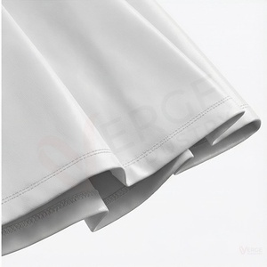 <b>Women</b> <b>White</b> Pleated PU Leather Mini <b>Skirt</b> Shiny Solid A Line Short <b>Skirt</b> - Product Image 2