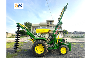 Máquina perforadora para tractor con accesorio estabilizador frontal y sistema hidráulico para tractor John Deere, 1 año de garantía - Product Image 5