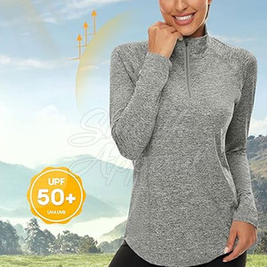 Haut de sport respirant et écologique à manches longues pour femme – Confort athlétique léger pour l'entraînement, la course et le fitness - Product Image 6