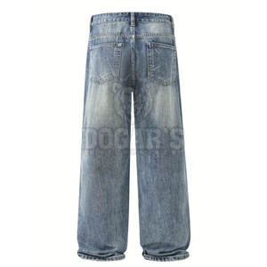 แฟชั่นกางเกงยีนส์ทรงหลวมผู้ชายกางเกงทรงหลวมขนาดใหญ่สไตล์ฮิปฮอปสตรีทแวร์ในเมืองสวมใส่ได้ทุกวัน - Product Image 2