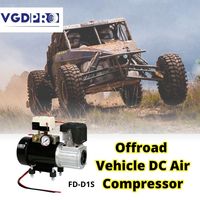 Mini compresseur d'air à Piston, 4x4, sans huile, haute efficacité, résistant aux intempéries, à longue autonomie, 12 V/24V