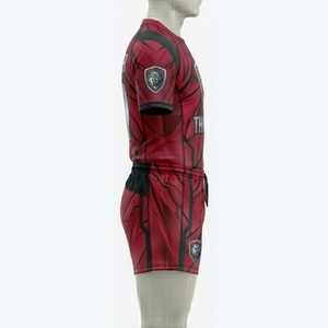 Uniforme de rugby personnalisé avec impression numérique par sublimation, vêtements de sport respirants en polyester 100%, maillot de rugby pour hommes, football tactile - Product Image 3
