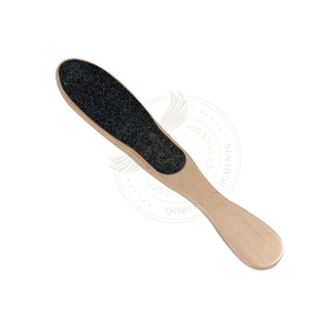 Lima profesional de doble cara con mango largo para pies, raspador de callos con mango de madera - Product Image 4
